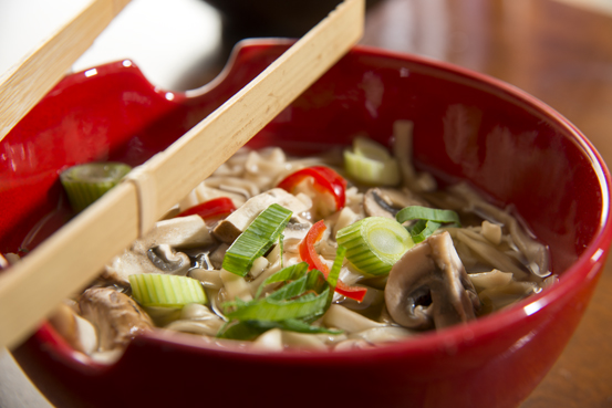 Asiatische Nudelsuppe