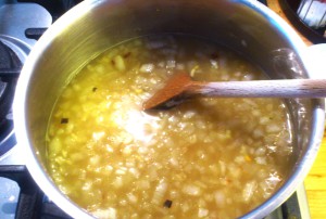 Erbsenrisotto 4